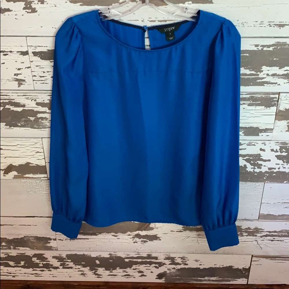 Royal blue blouse
